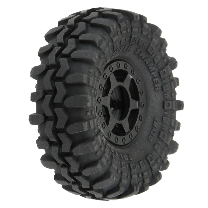 Pro-line Racing 1/24 Super Swamper F/R 1.0 Reifen MTD 7 mm Schwarz 4 PRO1021410, Small