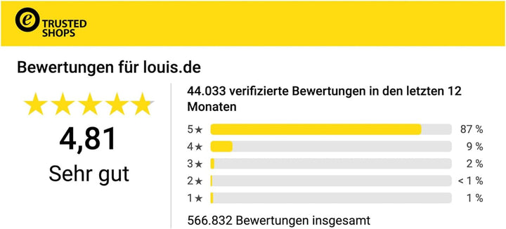 Louis Motorrad Abdeckhaube Brutus, Wasserabweisende Motorrad Abdeckplane Outdoor, UV-stabilisierte M