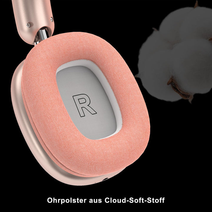 Bluetooth Over-Ear-Kopfhörer Kabellos, Hi-Fi Stereo mit Freisprechen, 30 Std Spielzeit, Sprachassist