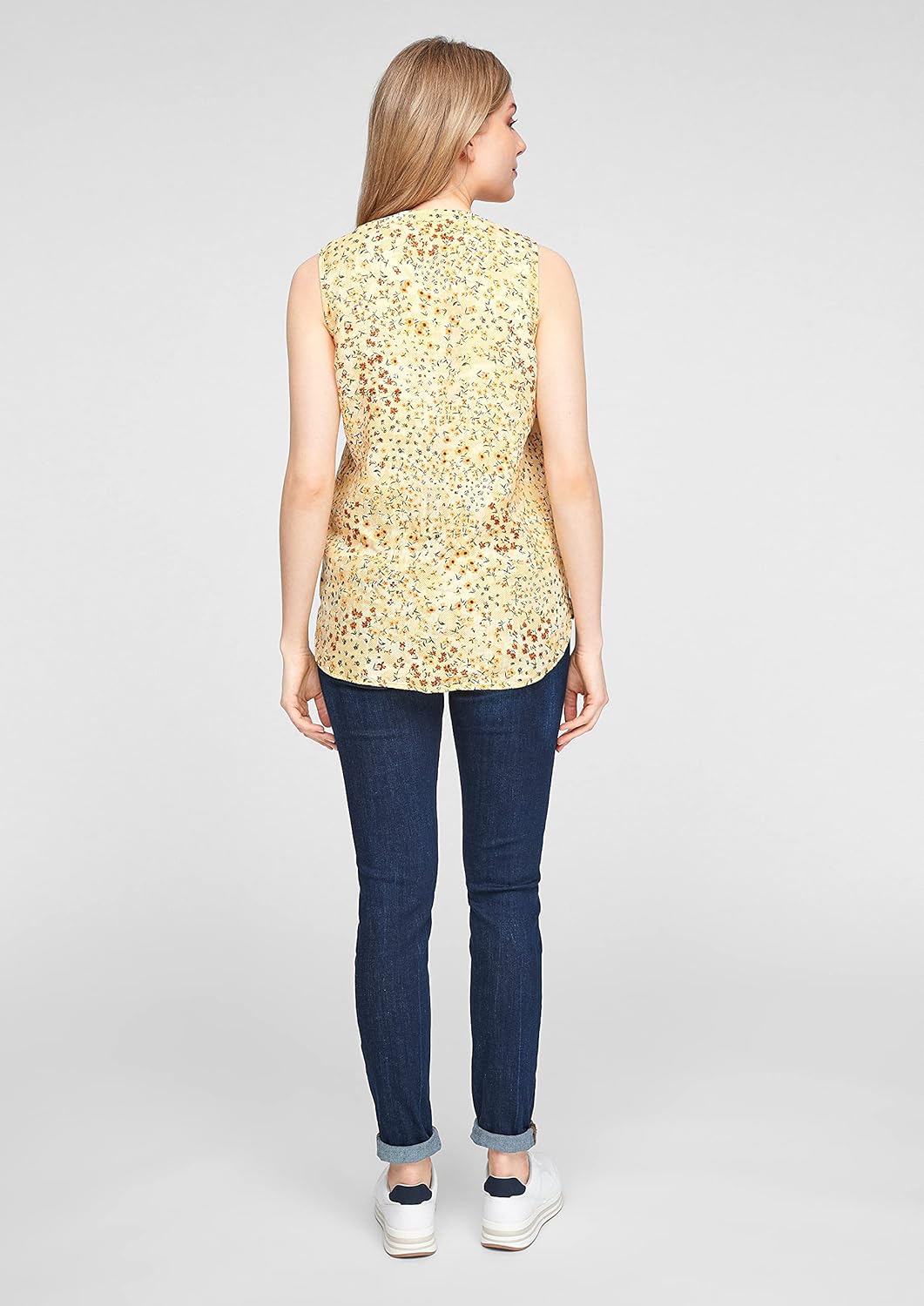 s.Oliver Damen 120.10.105.10.100.2100042 Bluse, 34 10a5 Gelb