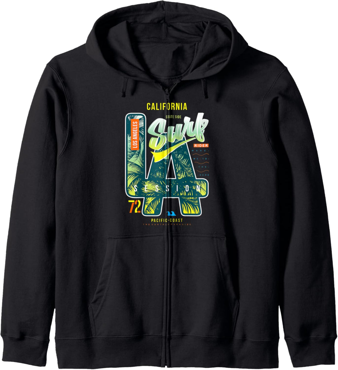 Enjoy Travel & Wear Los Angeles California Grafikdesign Kapuzenjacke