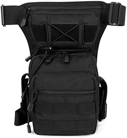 Taktische Beintasche für Damen und Herren, Outdoor, Reisen, Wandern, schwarz,, Schwarz