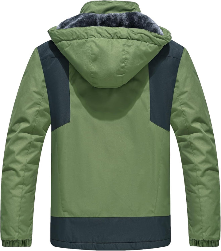 Winterjacke Herren Skijacke Warm Wasserdicht Outdoor jacken für Männer Winddicht Snowboardjacke mit