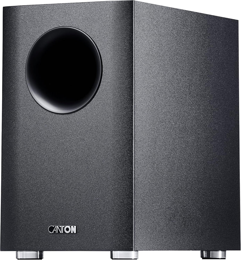 Canton 03724 AS 2020 SC aktiv Subwoofer schwarz Single, Single