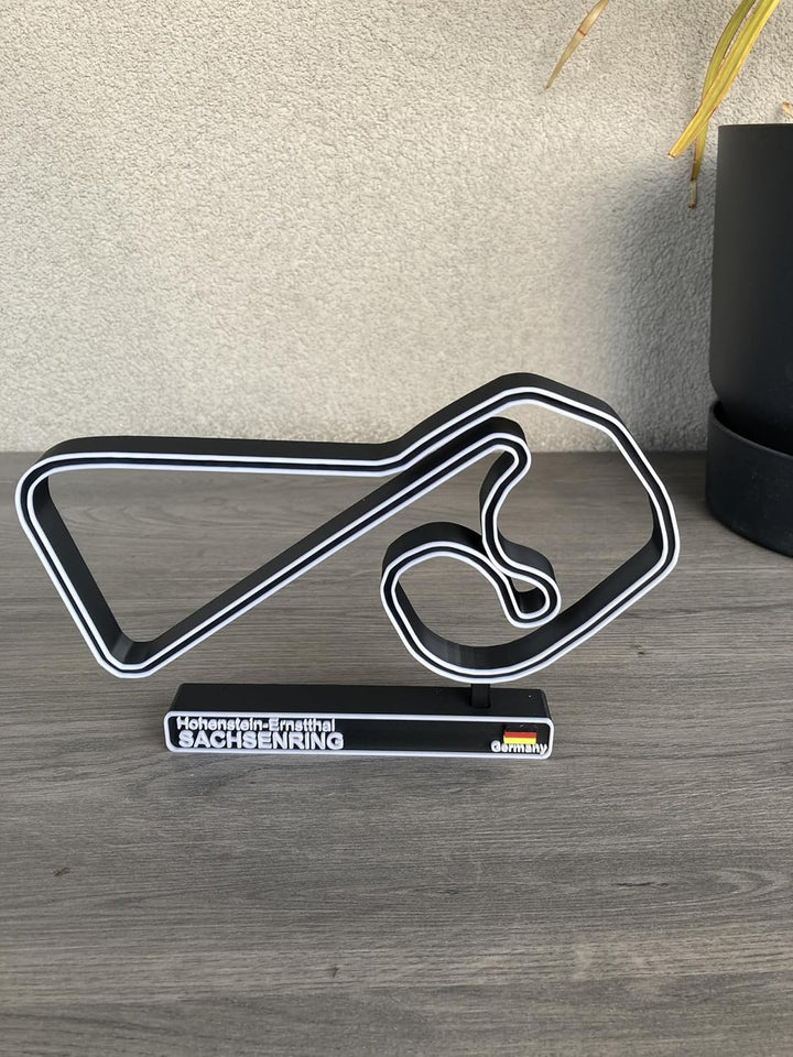 Sachsenring Rennbahn, 3D-Rennbahn, Auto-Dekoration