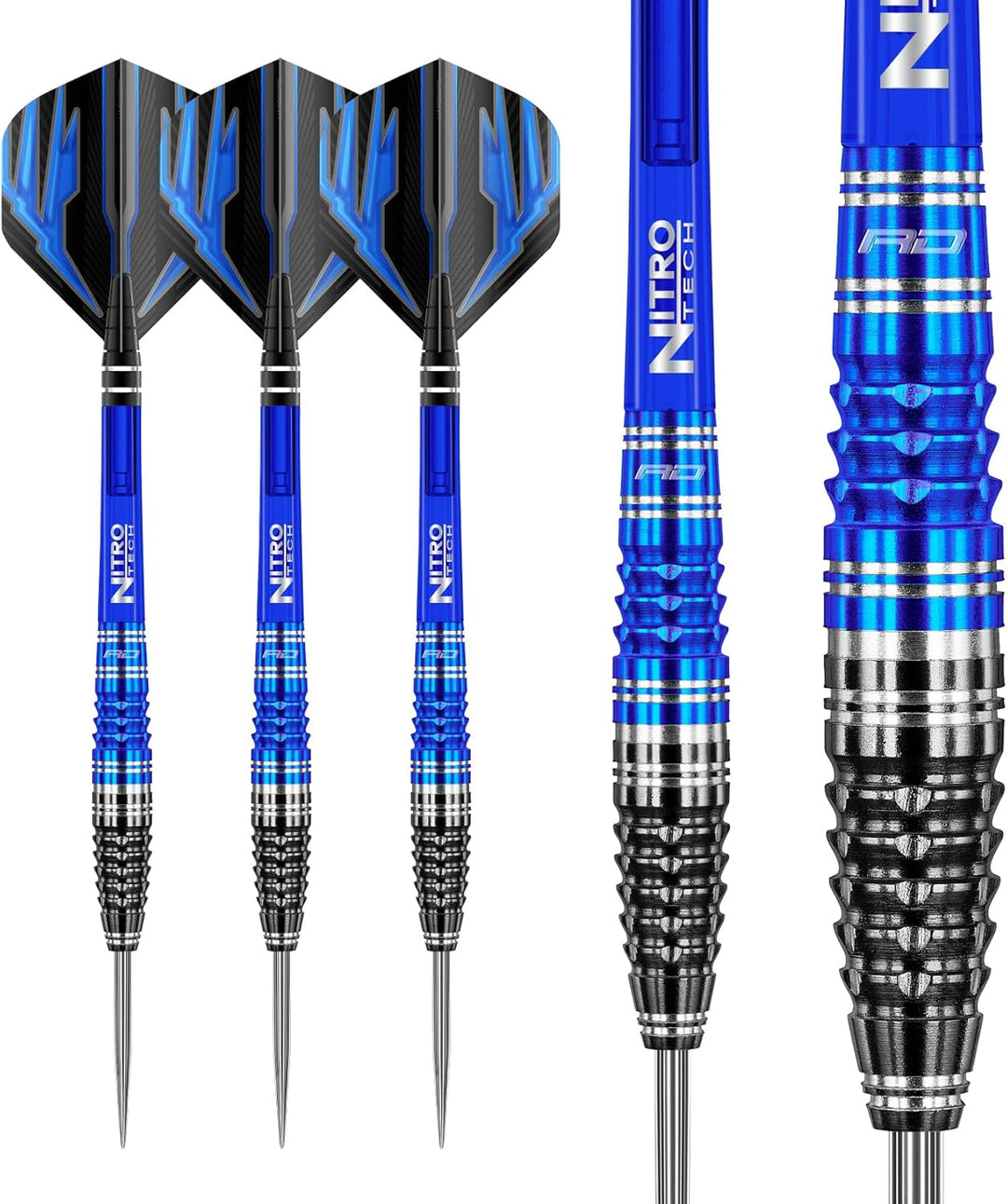 RED DRAGON Delta 2: 24g oder 26g Tungsten Darts mit Flights und Schäfte 24.0 Gramm, 24.0 Gramm