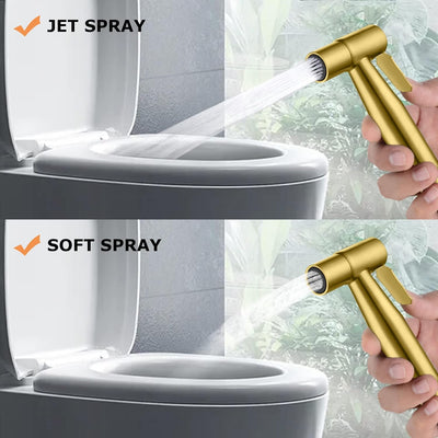 [LOSCHEN] Bidet Wandspray-Kit für Toilette,Hand Sprayer WC Befestigung Edelstahl für Haustier Bad/pe