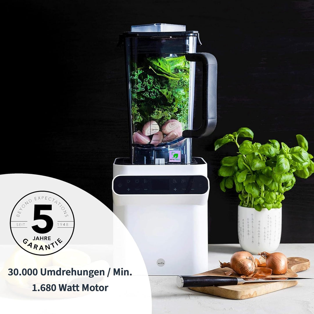 Wilfa POWER FUEL DIGITAL Standmixer - 1,5l Tritan-Krug bis 100°C, BPA-frei - 30.000 U/min. - 6 Progr