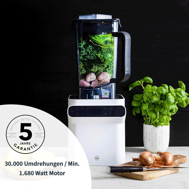 Wilfa POWER FUEL DIGITAL Standmixer - 1,5l Tritan-Krug bis 100°C, BPA-frei - 30.000 U/min. - 6 Progr