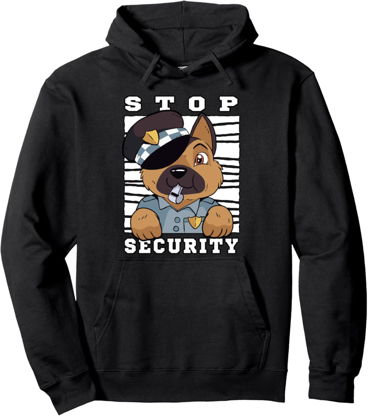 Stop Security - Wachmann Sicherheitskraft Wachdienst Pullover Hoodie