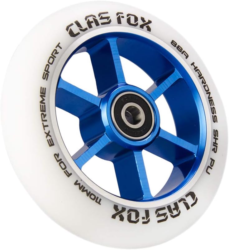 CLAS FOX Pro Stunt Scooter Rollen Roller Räder 110mm EIN Paar mit ABEC-9 Kugellager CNC Metallker (2