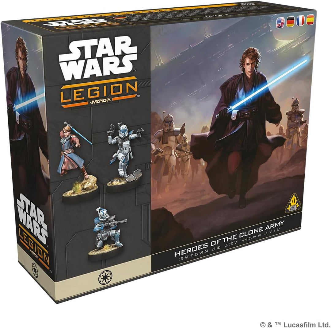 Asmodee, Star Wars: Legion – Heroes of The Clone Army (Helden der Klonarmee), DE-Version, Tabletop-E