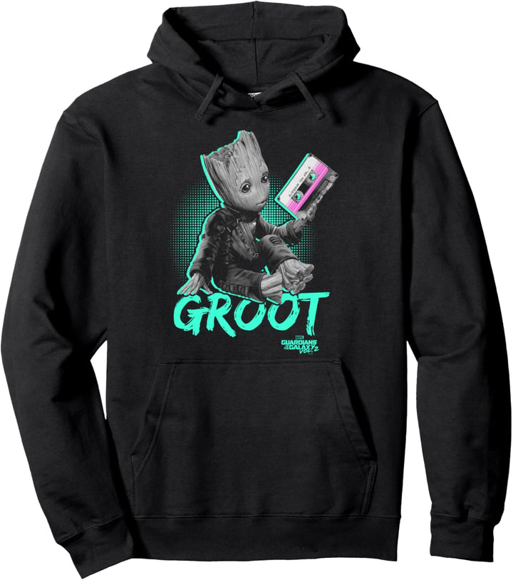 Marvel Wächter der Galaxie Neon Retro Baby Groot Pullover Hoodie