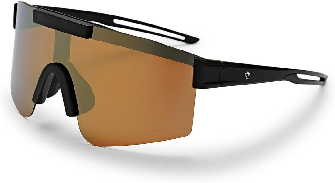 CHPO Unisex Luca Sunglasses, Black, 60