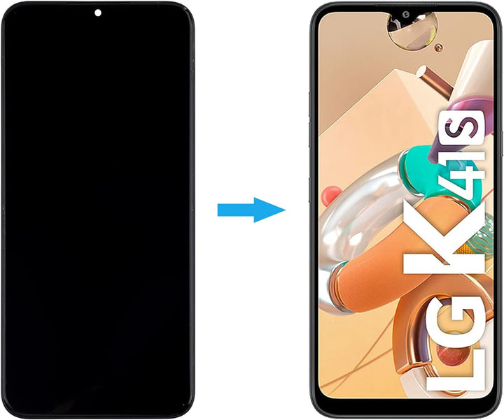 Duotipa Display Kompatibel mit LG K41S LM-K410 LMK410EMW 6.55" LCD Display Bildschirm Digitizer Ersa