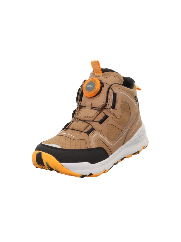 Superfit Jungen FREE RIDE leicht gefütterte Gore-Tex Sneaker 35 EU Schmal Braun Orange 3000, 35 EU S