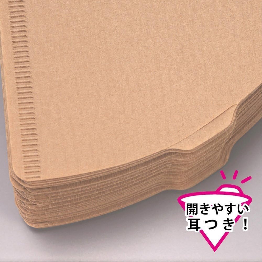 Hario V60 Papier-Kaffeefilter, Grösse 02-3 - 100 Stück (insgesamt 300 Filter) Import Japan - Natural