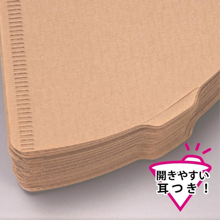Hario V60 Papier-Kaffeefilter, Grösse 02-3 - 100 Stück (insgesamt 300 Filter) Import Japan - Natural