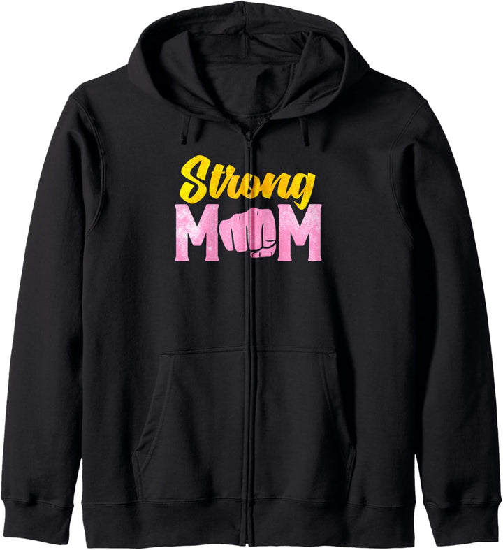 Starke Mutter Frauen Kraftsport Workout Gym Kapuzenjacke