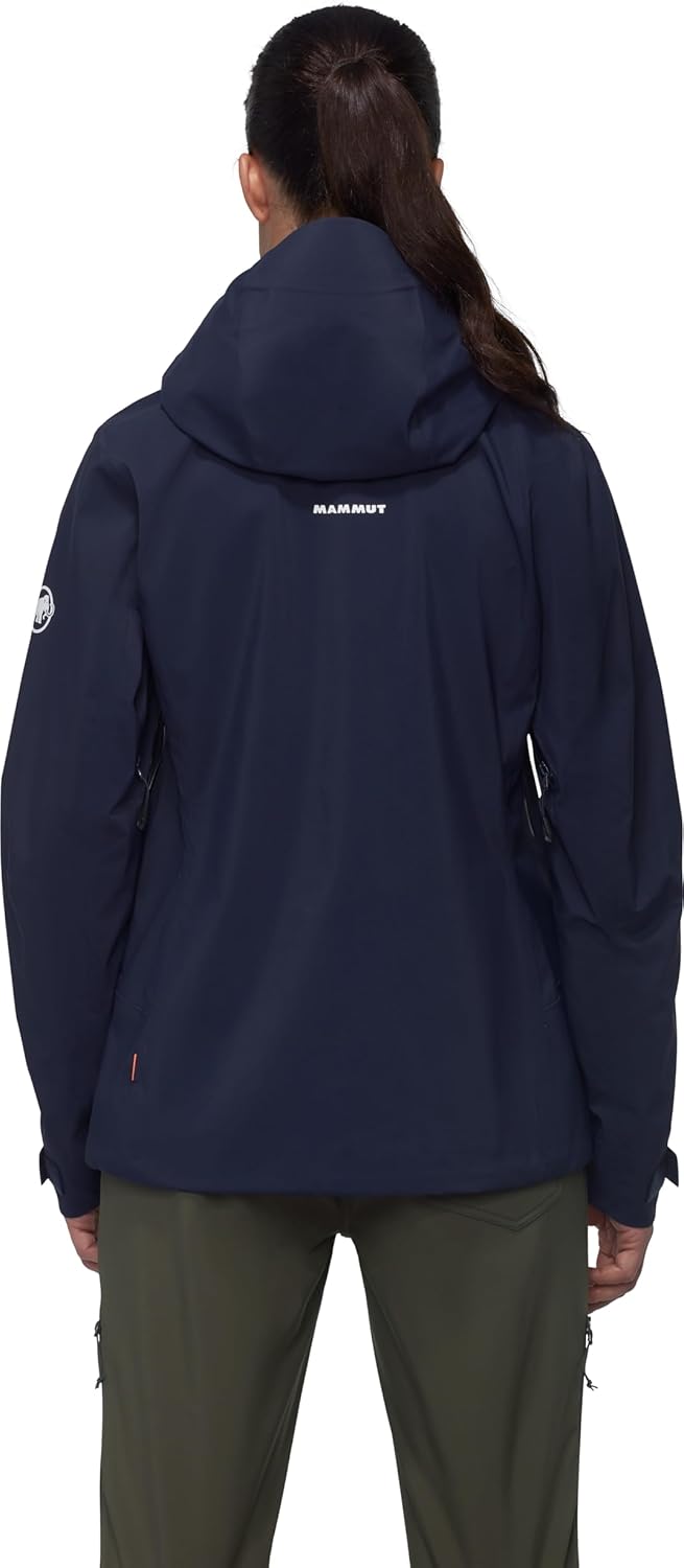 Mammut Damen Alto Guide Hooded Hardshelljacke mit Kapuze XS marine, XS marine