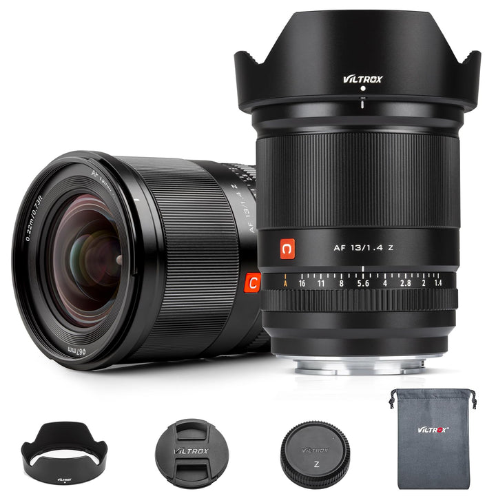 VILTROX 13mm F1.4 APS-C Superweitwinkel Autofokus Objektive für Nikon Z Mount Kamera Objektive Stand