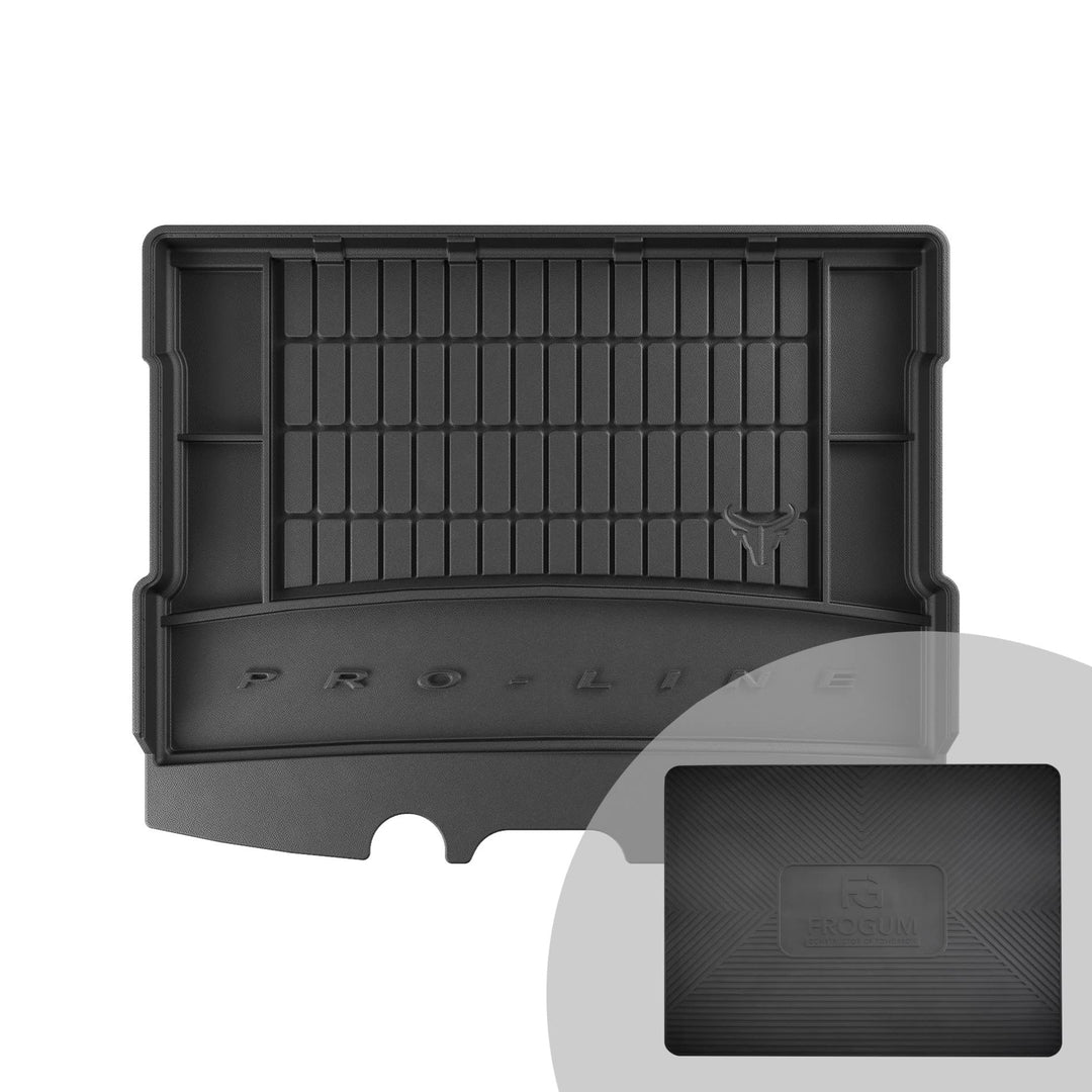 FROGUM ProLine 3D Gummimatte Exklusive Auto Kofferraummatte Kofferraumwanne für Ford Tourneo Courier