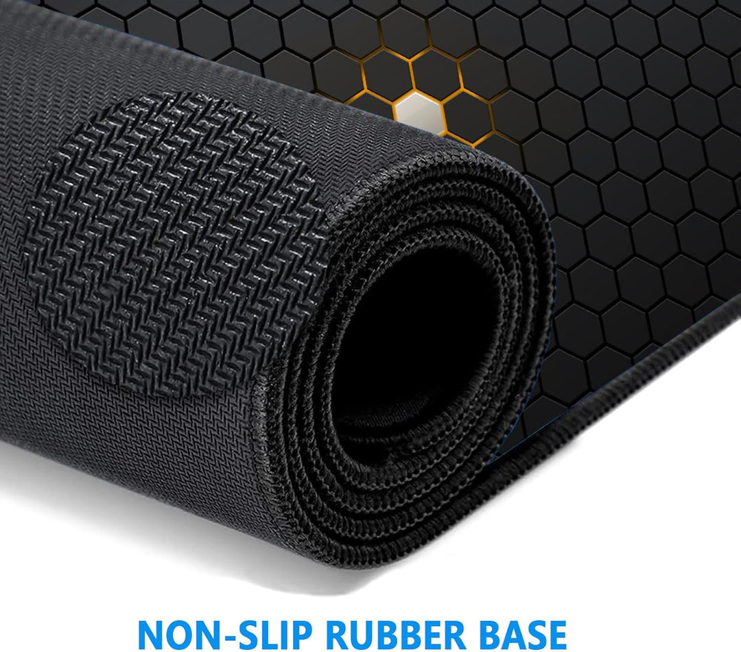 Gaming Mauspad XL,800 x 400 mm,Spritzwassergeschütztes Premium-Gaming-Mauspad,Verbessert Präzision u