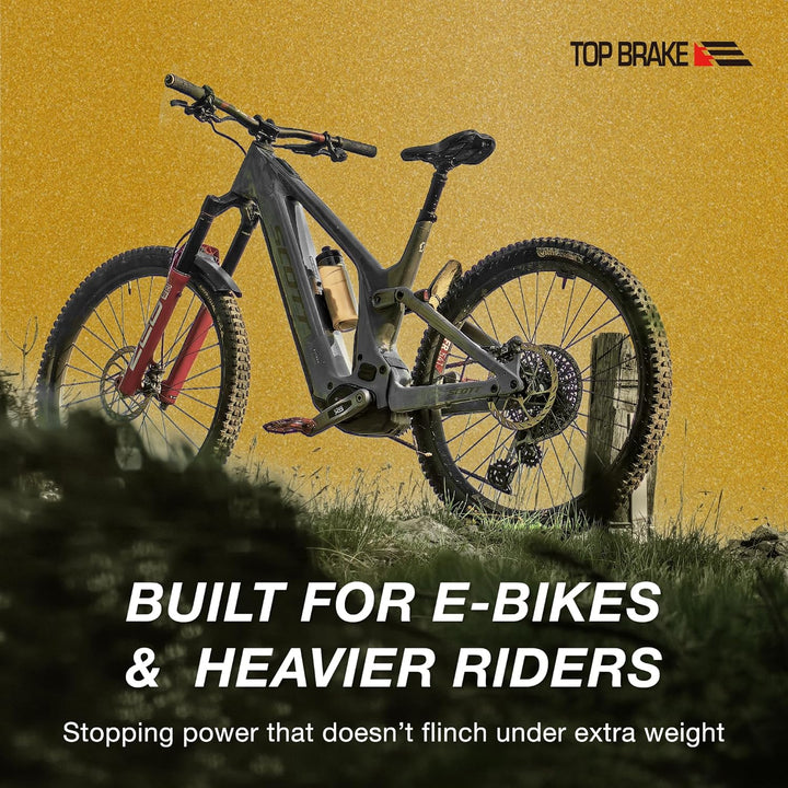 Top Brake BD12-E+ Bremsbeläge für SRAM Level Ultimate/Red/AXS Force Road und XC MTB-Bremsensatz