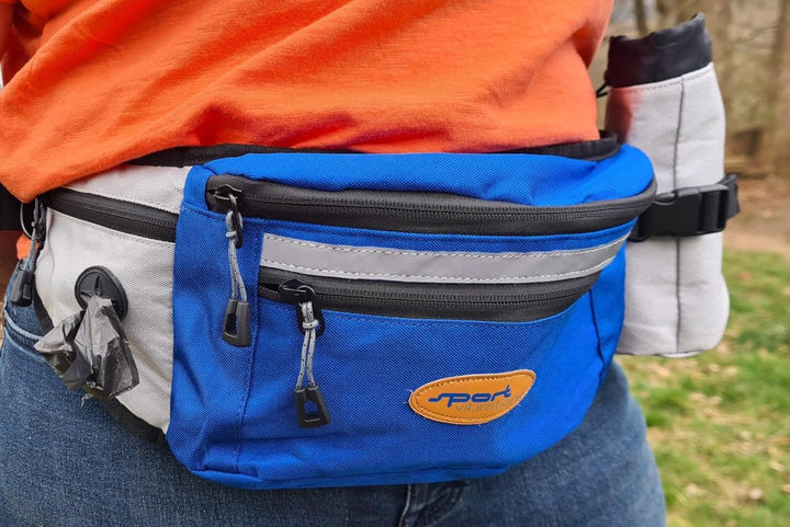 Daily Bag – Hüfttasche mit Trinkflaschenhalterung und Leckerlibeutel für Hundespaziergänge und Hunde