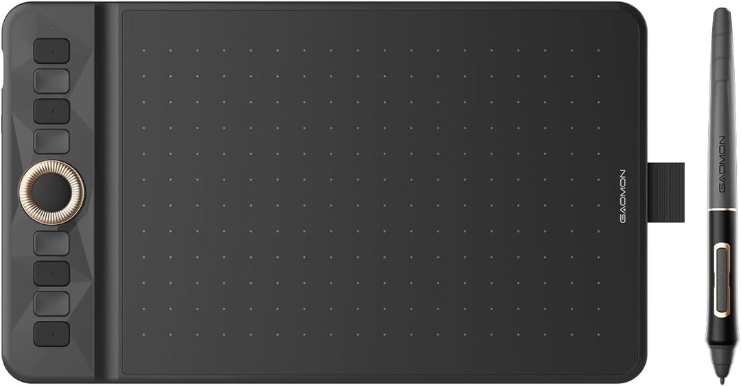GAOMON WH851 Drahtloses Grafiktablett, Batteriefreier AP519 Digitaler Stift, 8 Programmierbare Druck
