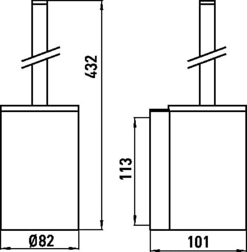 Emco System 2 Toilettenbürsten-Garnitur, chrom, Toilettenbürste mit Halterung, WC-Garnitur, Wandmont