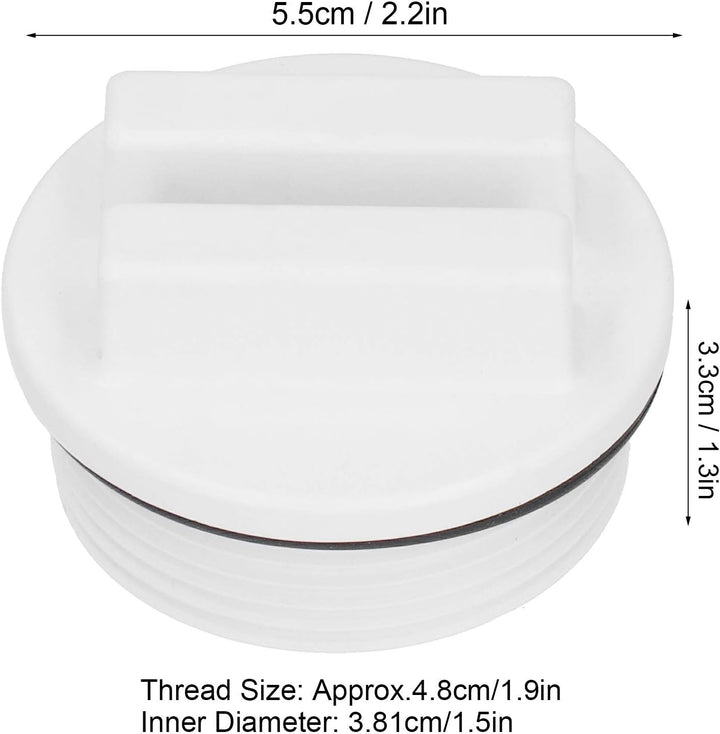 5 Stück Winterstopfen, 1,5 Zoll Überwinterungsstopfen Pool Winterstopfen Düse Filter Ablassschraube