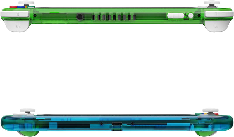 eXtremeRate Full Case Shell für Switch Lite Console, DIY-Ersatz Hülle Gehäuse & Tasten & Schutzfolie