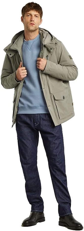 G-STAR Herren Vodan Padded Hooded Jacket XS Beige (elephant skin D26403-D908-G106)