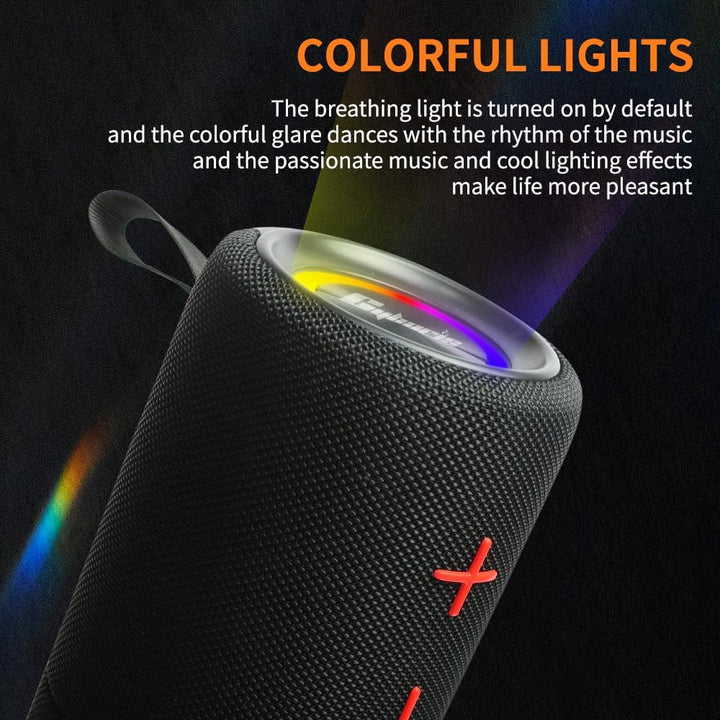 CYBORIS 2-in-1 Tragbarer 40W Dual Bluetooth Lautsprecher, Wasserdichter Musikbox V5.3 mit Tiefem Bas