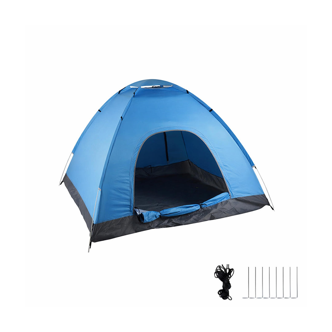 Relaxdays Pop Up Zelt Strand, Wurfzelt, 2-3 Personen, kleines Packmass, UV Schutz 50+, HxBxT: 135 x