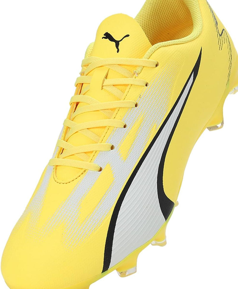 PUMA Herren Ultra Play Fg/Ag Fussballschuh 44.5 EU Gelb Schwarz Yellow Blaze Puma White Puma Black,