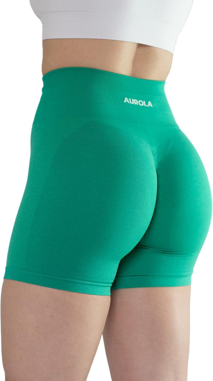 AUROLA Intensify Workout Shorts for Women Seamless Scrunch Short Gym Yoga Running Sport Active Exerc
