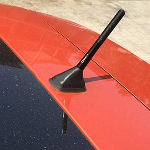SHIFENG Radioantennenabdeckung für Smart Fortwo Forfour 451 453, 12 cm, Kohlefaser-Dekor