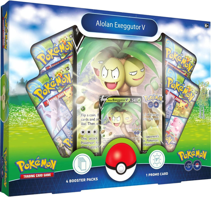 Pokémon GO Alolan Exeggutor V Collection Box - EN Einzeln, Einzeln