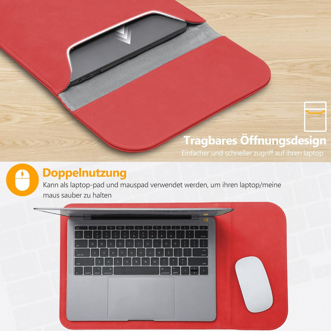 HYZUO 13 Zoll Laptop Hülle Tasche Laptophülle Compatibel mit 2018-2021 MacBook Air 13 M1/2016-2021 M