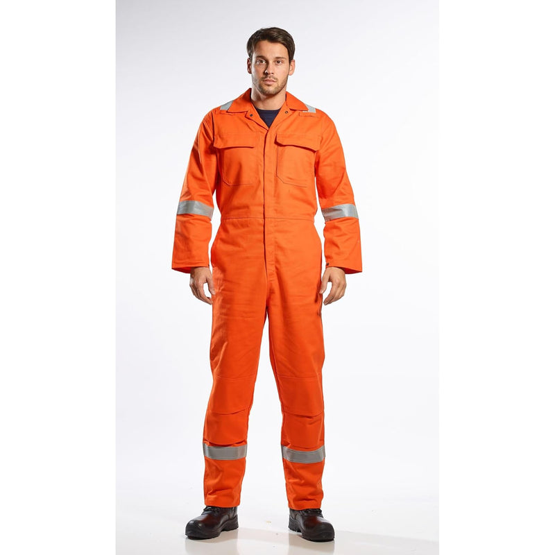 Portwest Bizweld Iona FR Overall, Grösse: XL, Farbe: Orange, BIZ5ORRXL