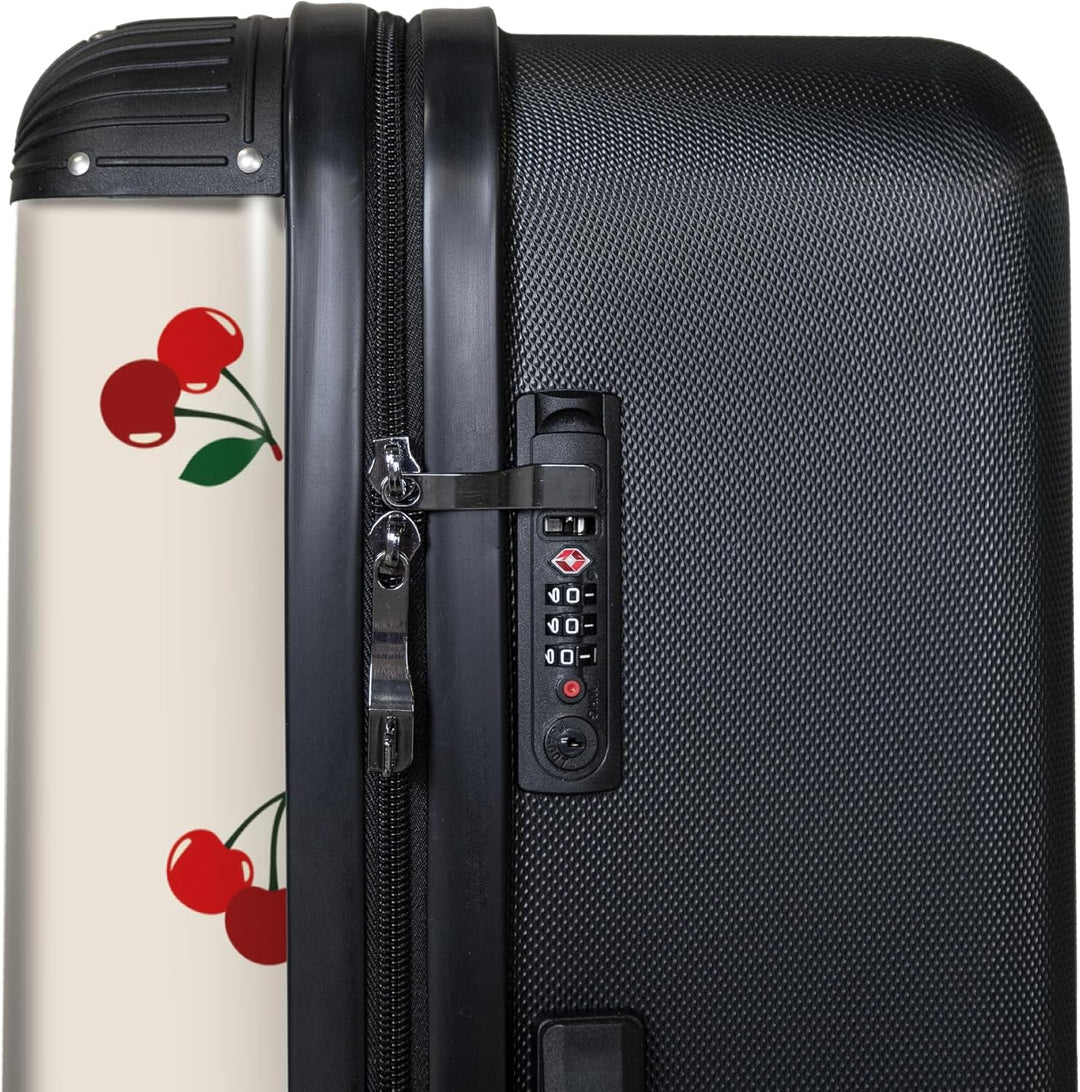 NoBoringSuitcases.com® Koffer XL Gross 77x51.5x28 cm Hartschale Reisekoffer 4 Rollen Leicht Koffer T
