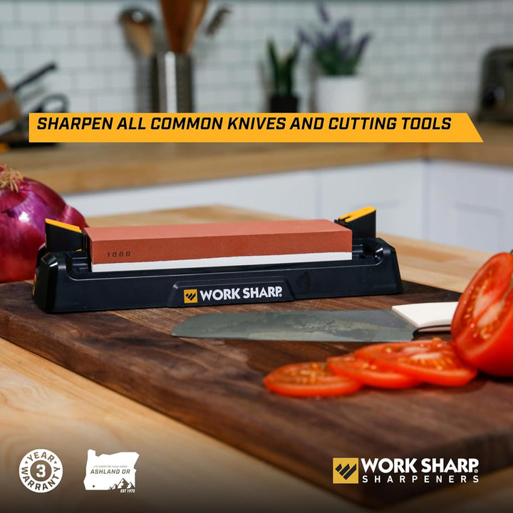 Work Sharp Schleifstein Messerschärfer, WSBCHWHT, 7.1" x 2.3" x 1.1", Schwarz