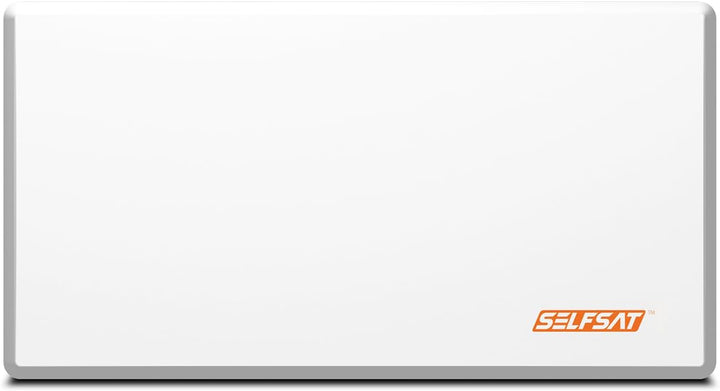Selfsat H22D2 Flachantenne mit Austauschbaren Twin LNB Weiss, Twin LNB
