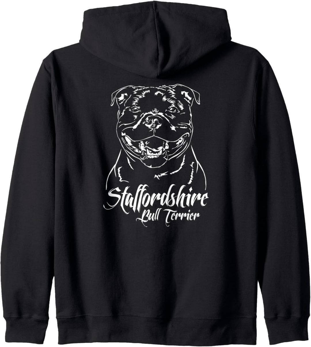 Staffordshire Bull Terrier Hund Hunderasse Portrait Hunde Kapuzenjacke
