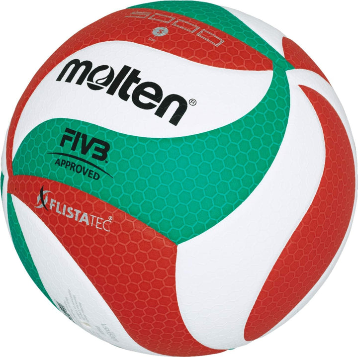 Molten Volleybal V5M5000 Grün/Weiss/Rot 5, Grün/Weiss/Rot 5