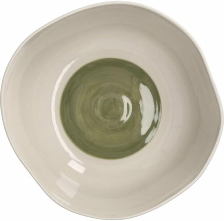 Räder Schale auf Fuss „Dolce far niente“ – Schale aus Steinzeug – Cucina Italiana Kollektion – Beige