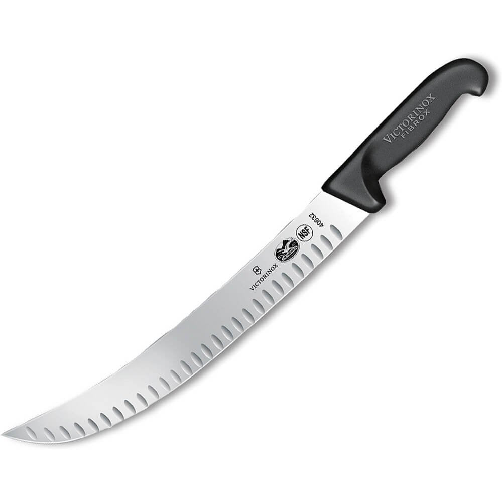 Victorinox Fibrox Bankmesser Kullenschliff, Extra Scharfe Klinge, Rostfreier Stahl, Spülmaschinengee