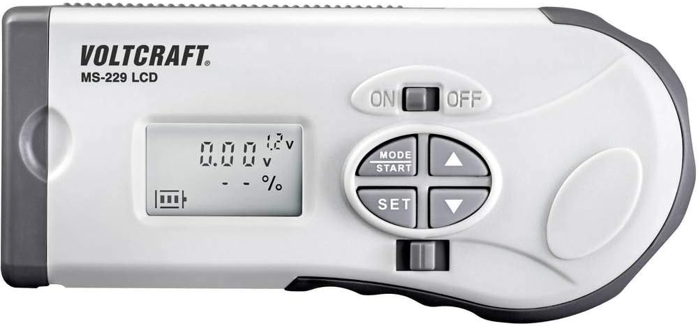 VOLTCRAFT Batterietester MS-229 LCD Messbereich (Batterietester) 1,2 V, 1,5 V, 3 V, 9 V, 12 V Akku,